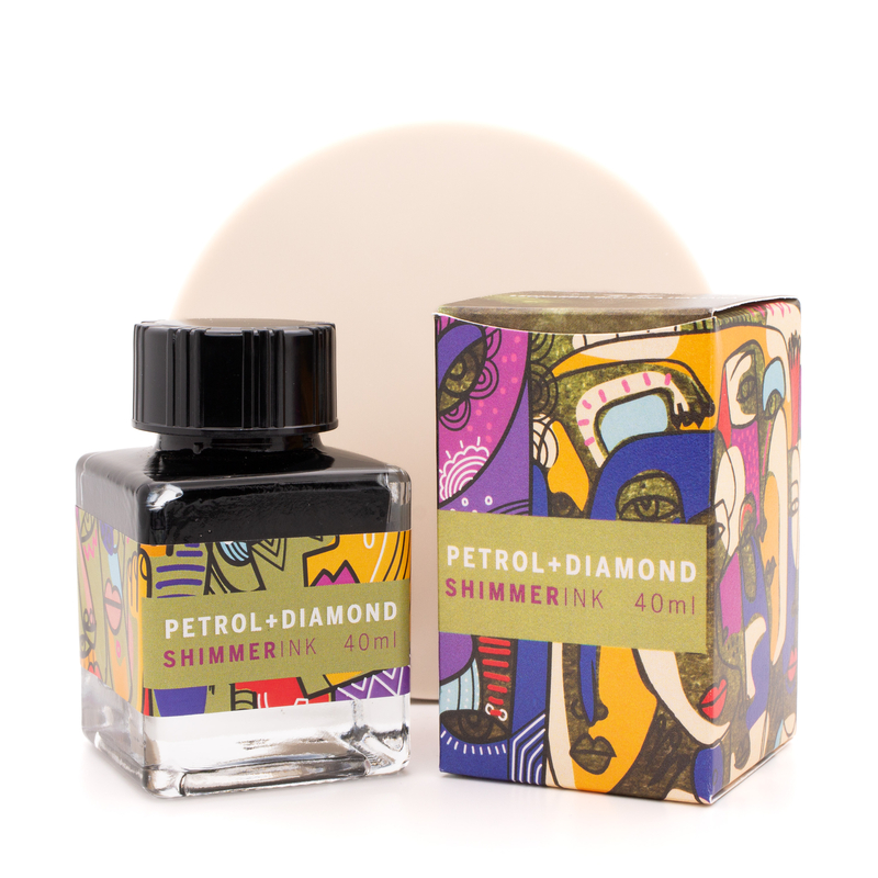 Leonardo Officina Italiana Leonardo Petrol Diamond Ink Bottle 40 ml