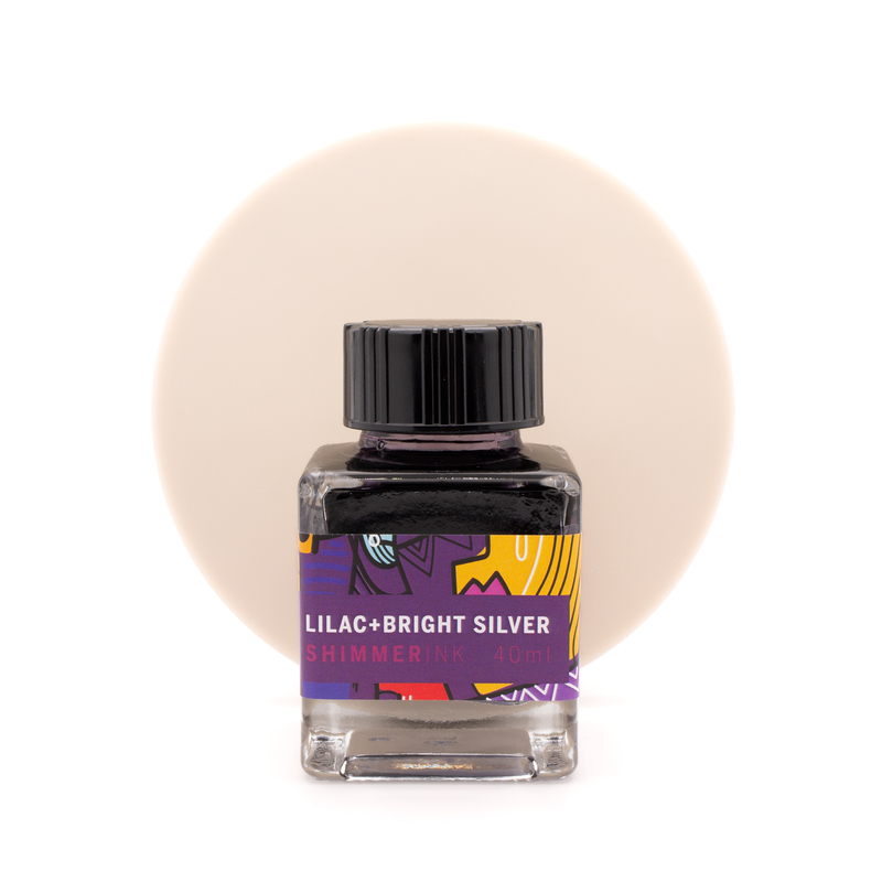 Leonardo Officina Italiana Leonardo Lilac + Bright Silver Inchiostro 40 ml