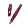 Leonardo Officina Italiana Leonardo Momento Zero Grande Pura Penna Stilografica Rossa & Rutenio 14k