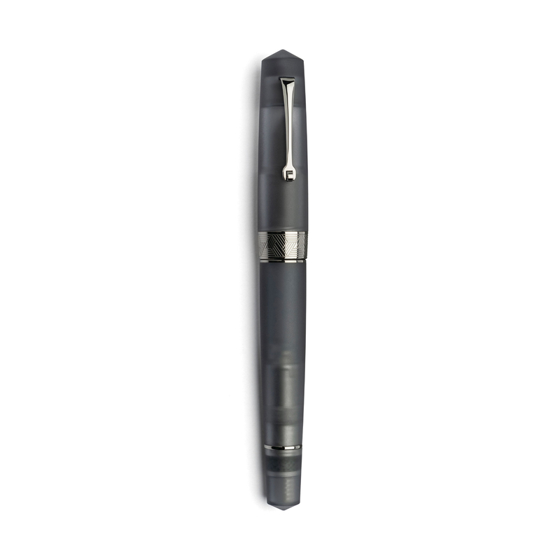 Leonardo Officina Italiana Leonardo Momento Zero Grande Pura Fountain Pen Grey & Ruthenium