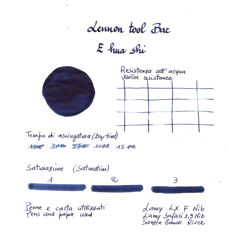 Lennon Tool Bar Lennon Tool Bar E Hua Shi Inchiostro 30 ml Edizione Limitata
