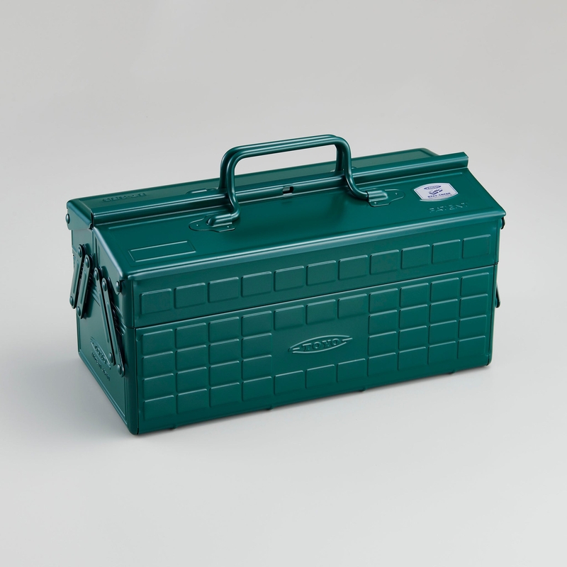 Toyo Steel Toyo Steel ST-350 Cantilever Toolbox Antique Green
