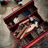 Toyo Steel Toyo Steel ST-350 Cantilever Toolbox Antique Green