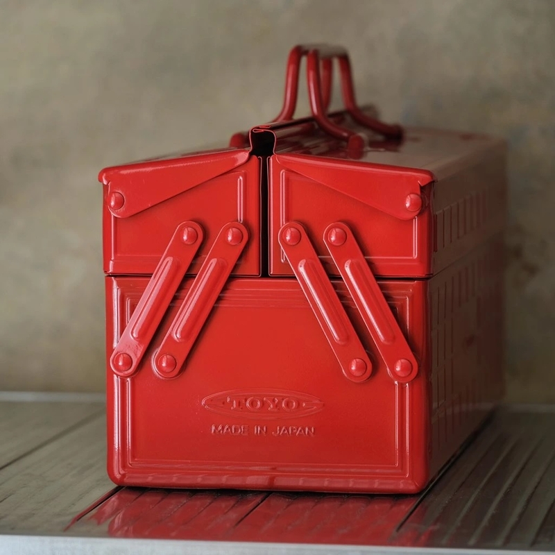 Toyo Steel Toyo Steel ST-350 Cassetta degli Attrezzi Rossa