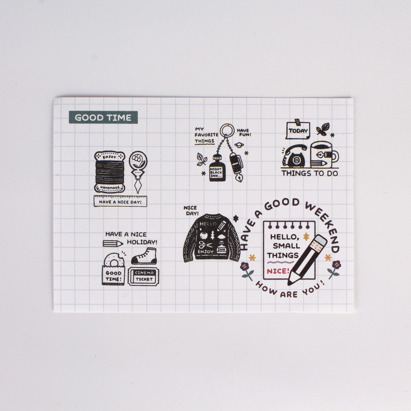 Sanby Sanby x Eric Small Things Timbro Preinchiostrato Portachiavi
