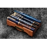 Galen Leather Galen Leather The Pen Bridge Wooden Pen Stand Mahogany