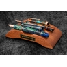 Galen Leather Galen Leather The Pen Arch Supporto Portapenne in Legno di Mogano