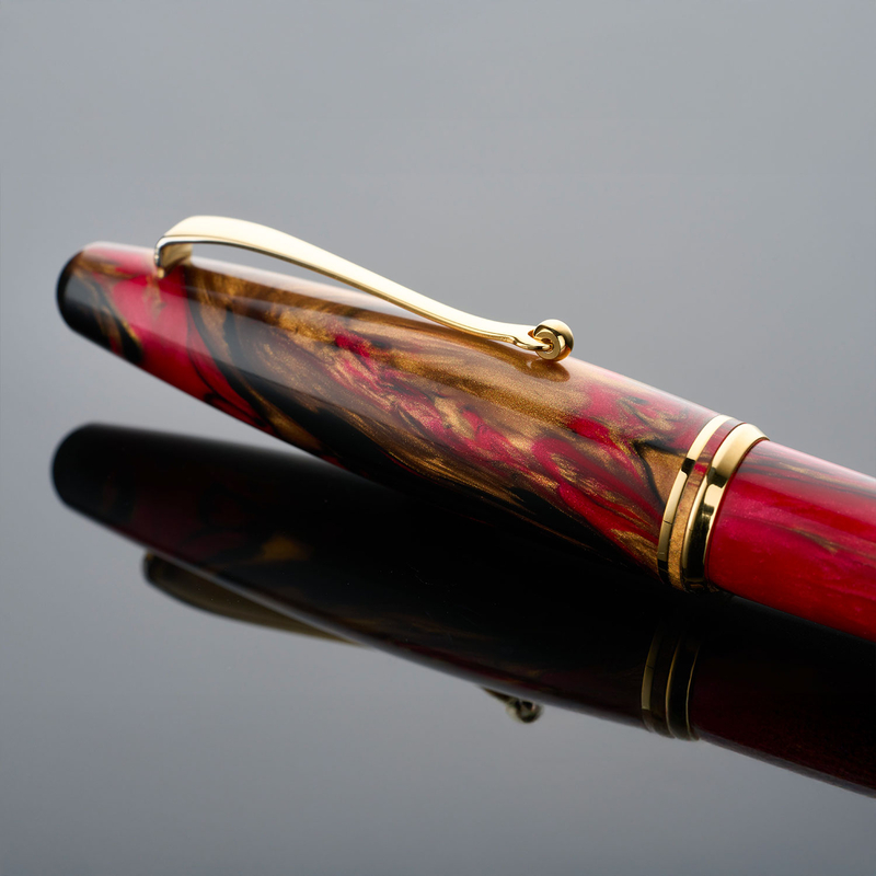 Maiora Maiora Ultra Ogiva P Penna Stilografica Golden Rule 14k