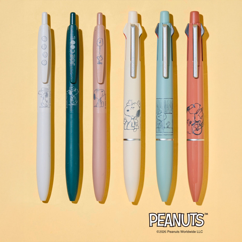 Uni Uni x Peanuts Jetstream 0.5 mm Lite Touch Ballpoint Pen Shell White