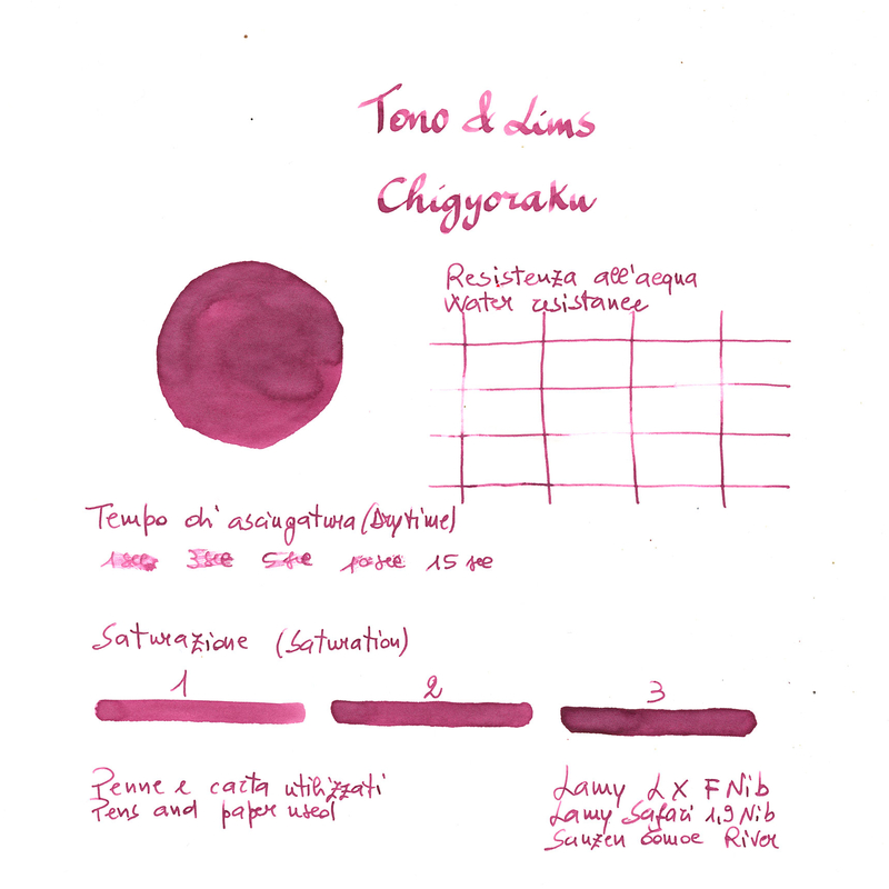 Tono & Lims Tono & Lims Chigyoraku Ink Bottle 30 ml