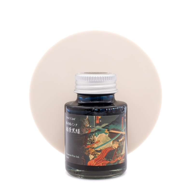 Taccia Taccia Ukiyo-e Kuniyoshi Kuro Midori Inchiostro 40 ml