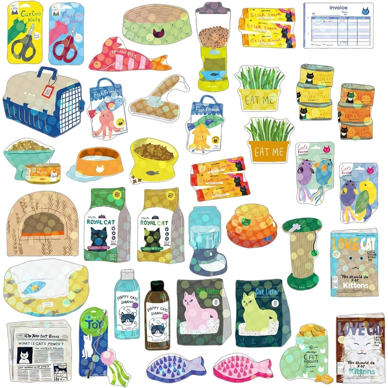 Greeting Life Greeting Life Hako Sticker Cat Supplies