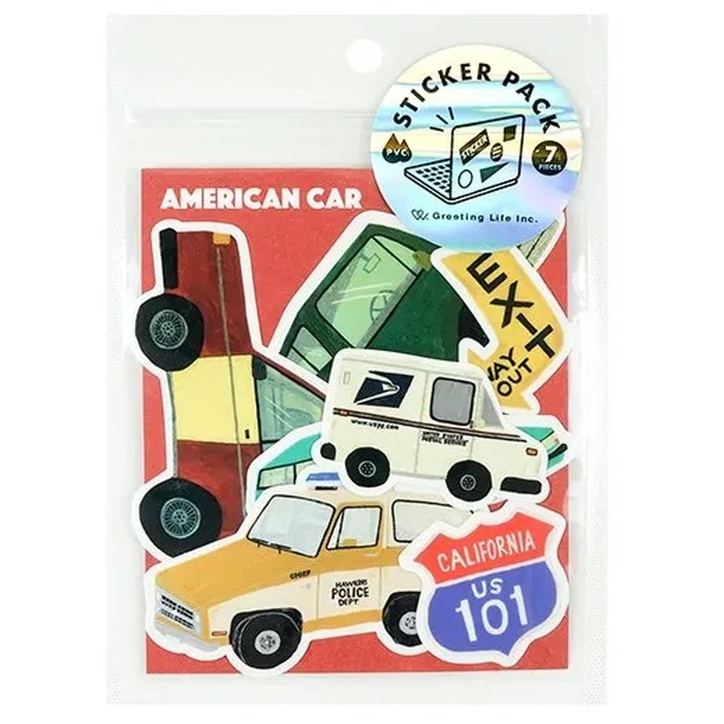 Greeting Life Greeting Life Sticker Pack Kahoko Car