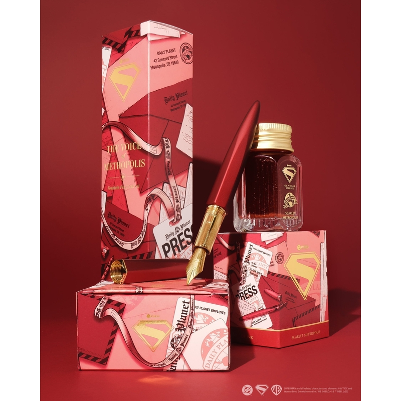Ferris Wheel Press Ferris Wheel Press x Superman Scarlet Metropolis Inchiostro 28 ml