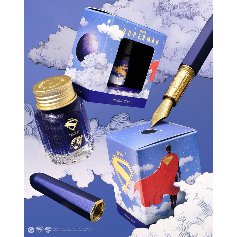 Ferris Wheel Press Ferris Wheel Press x Superman Marquise Set Fountain Pen & Ink A View from Above