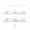 Ferris Wheel Press Ferris Wheel Press x Superman Marquise Set Fountain Pen & Ink The Voice of Metropolis