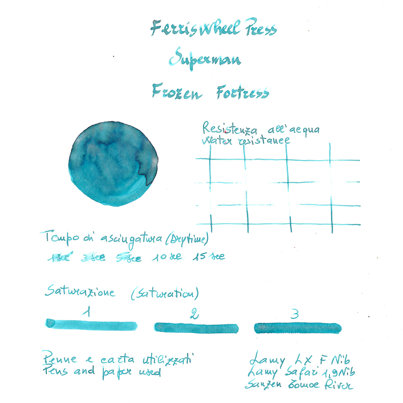 Ferris Wheel Press Ferris Wheel Press x Superman Frozen Fortress Ink Bottle 28 ml