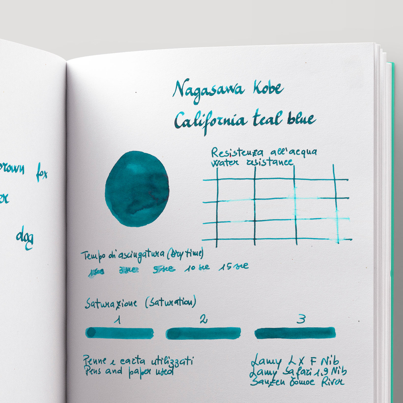 Nagasawa Nagasawa Kobe Monogatari California Teal Blue Inchiostro 50 ml