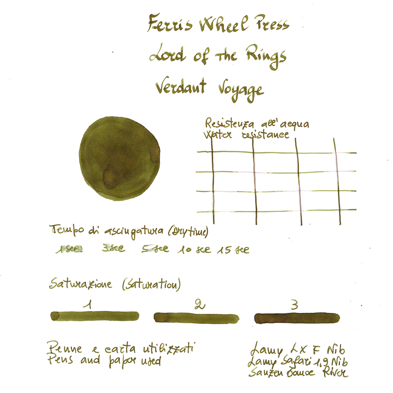 Ferris Wheel Press Ferris Wheel Press x Il Signore degli Anelli Verdant Voyage Inchiostro 10 ml