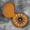Galen Leather Galen Leather The Nib Circle Portapennini in Pelle con Zip 12 Posti
