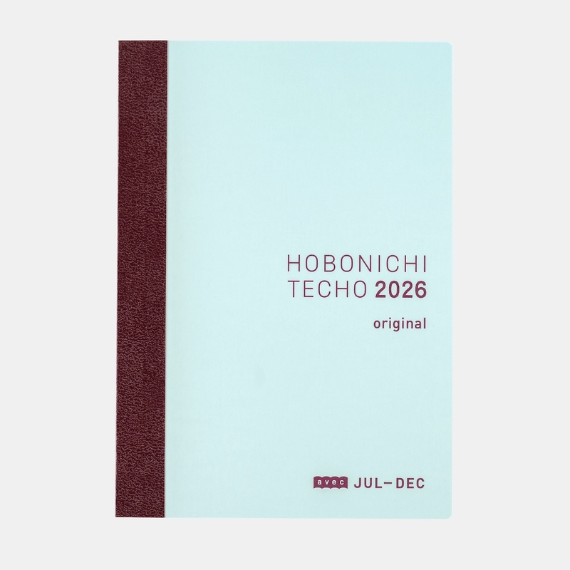 Hobonichi Hobonichi Techo Original Avec Books 2026 Agenda A6 Giornaliera Luglio-Dicembre