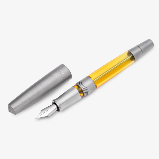 Gravitas VAC 2.0 Grade 5 Titanium Penna Stilografica Stone Washed