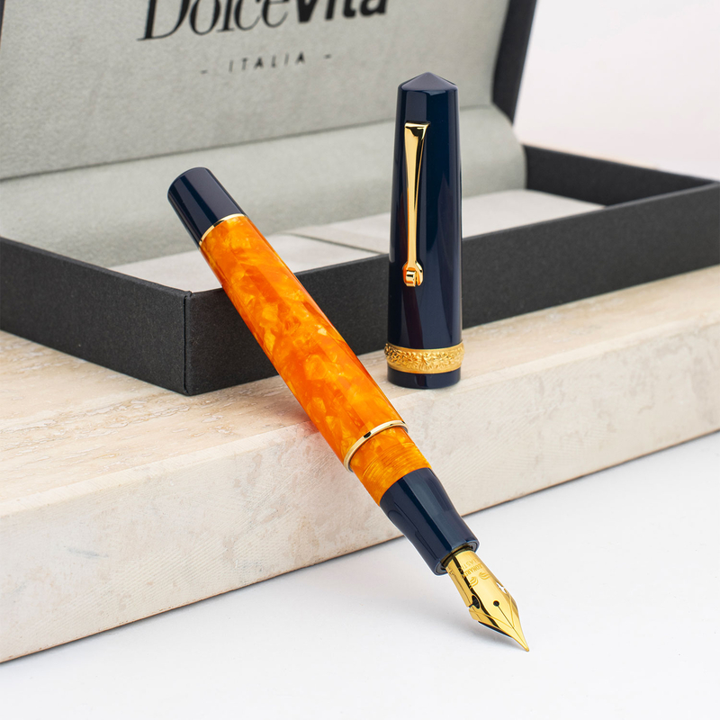 Dolcevita Leonardo x Dolcevita Momento Zero Penna Stilografica Siren & Oro
