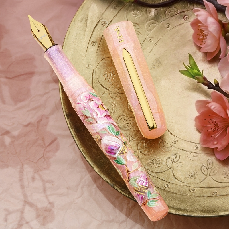 Benu Benu Talisman Fountain Pen Peach Blossom