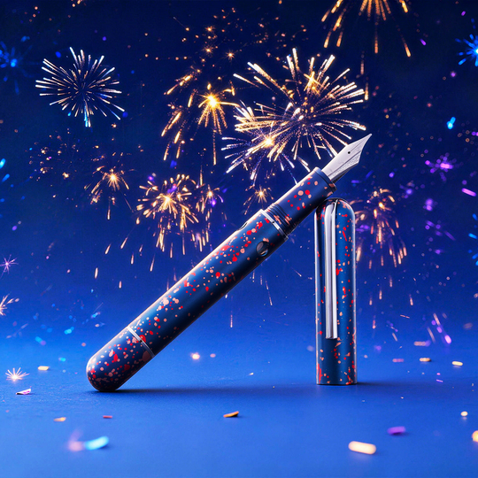 Nahvalur Nautilus Penna Stilografica Fireworks Edizione Speciale