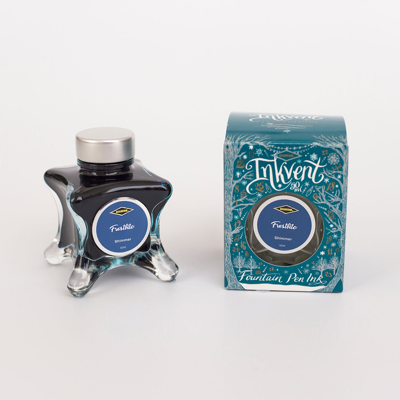 Diamine Diamine Inkvent Frostbite Inchiostro 50 ml Teal Edition Shimmer