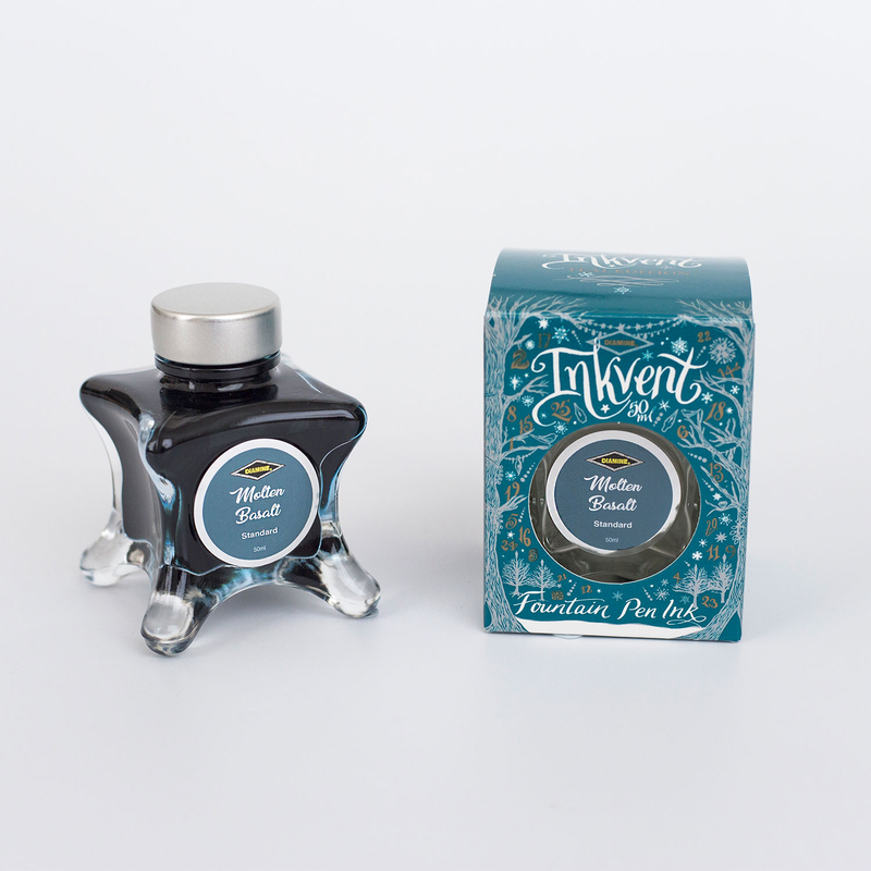 Diamine Diamine Inkvent Molten Basalt Inchiostro 50 ml Teal Edition