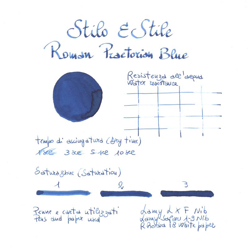 Stilo&Stile Roman Praetorian Blu Inchiostro 30 ml