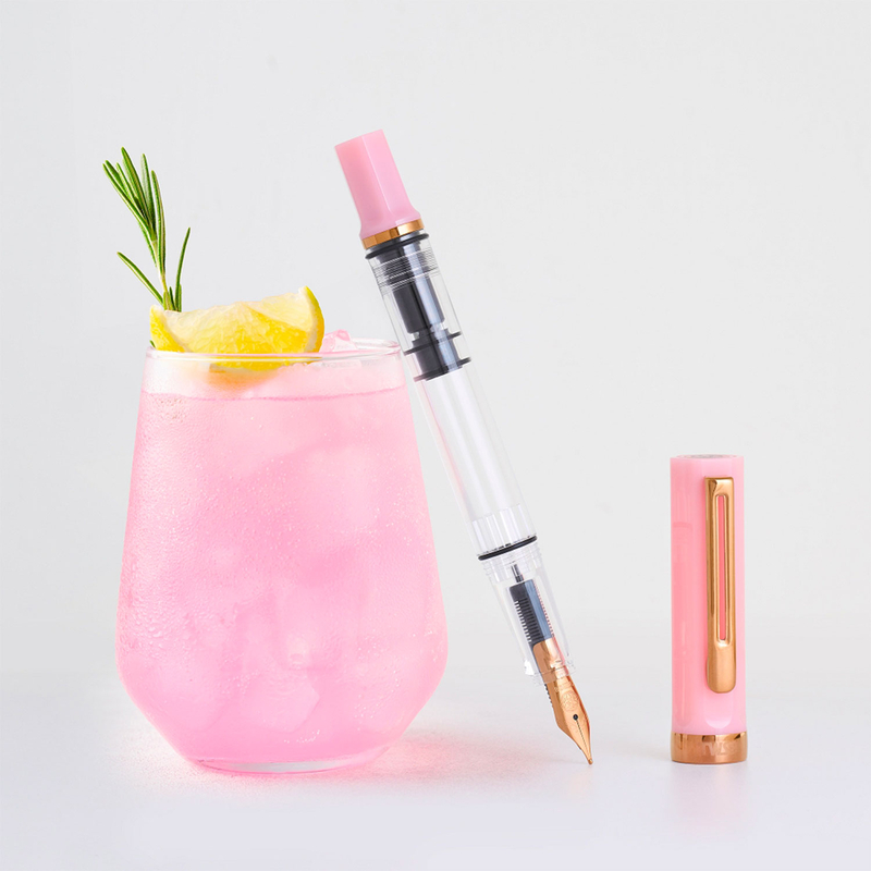 TWSBI Twsbi Eco Penna Stilografica Pink Lemonade & Bronze