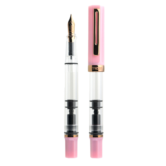 Twsbi Eco Fountain Pen Pink Lemonade & Bronze