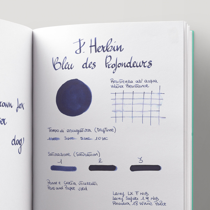 Herbin Bleu des Profondeurs Ink Bottle 10 ml