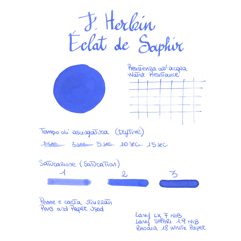 Herbin Eclat de Saphir Ink Bottle 10 ml