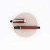 Aurora Ipsilon Satin Penna Stilografica Rossa Oro Rosa