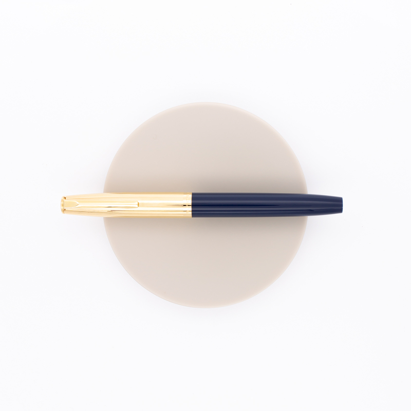 Aurora Duo Cart Rollerball Pen Blue & Gold