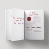 Herbin Rouge Grenat 6 Ink Cartridges