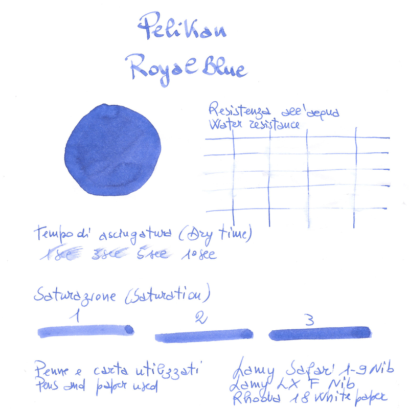 Pelikan 4001 Royal Blue 5 Cartucce lunghe