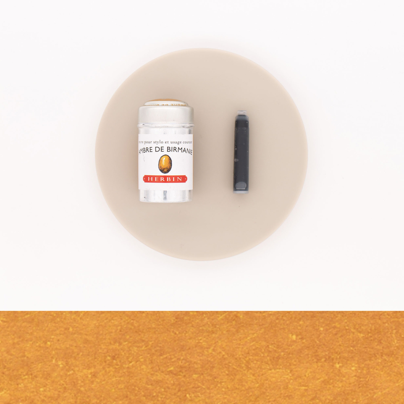 Herbin Ambre de Birmanie 6 Ink Cartridges