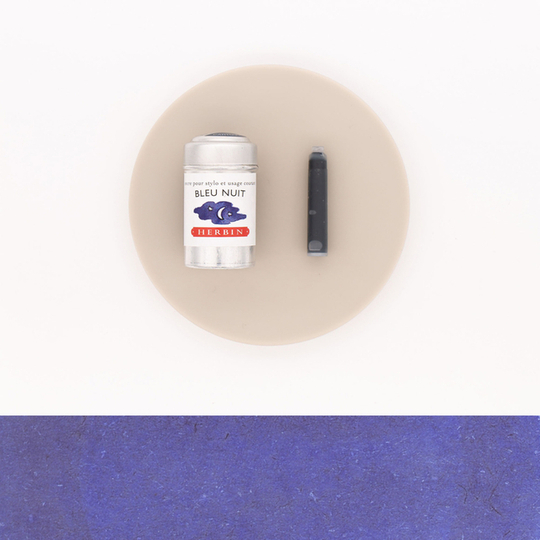 Herbin Bleu Nuit 6 Ink Cartridges